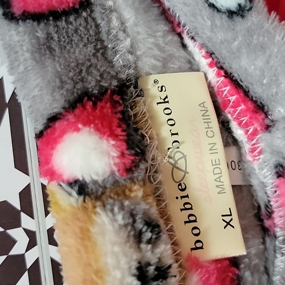 Bobbie Brooks Fuzzy Pj Bottoms - Picture 4 of 4